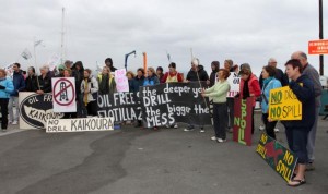 Kaikoura locals welcome Tiama with open arms and banners