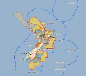 NZ PAM map
